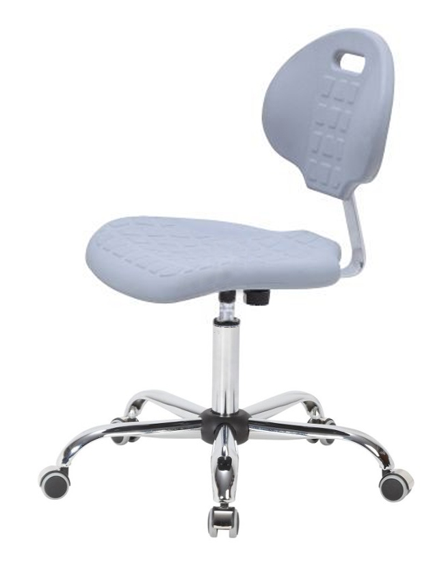 Cтілець лабораторний ERGOWORK PRO Special Standart CHL Grey п/у / Ролики